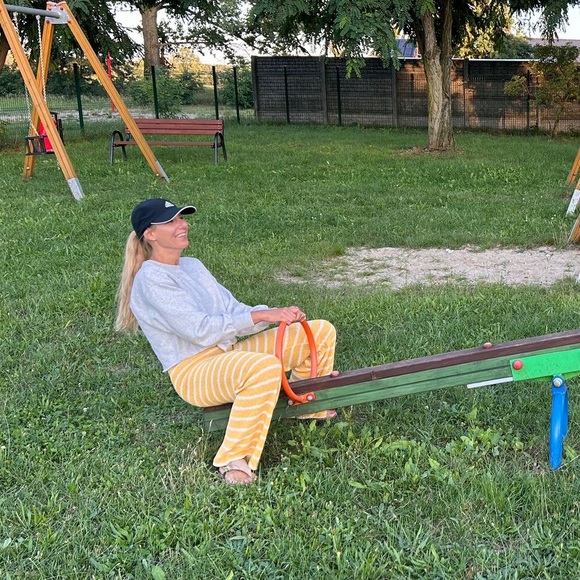 ☀️ ZARA TALL BOHO YELLOW WHITE STRIPE SHEER HIGH WAIST WIDE LEG PANTS! - Picture 7 of 16